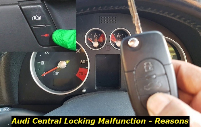 audi central locking malfunction